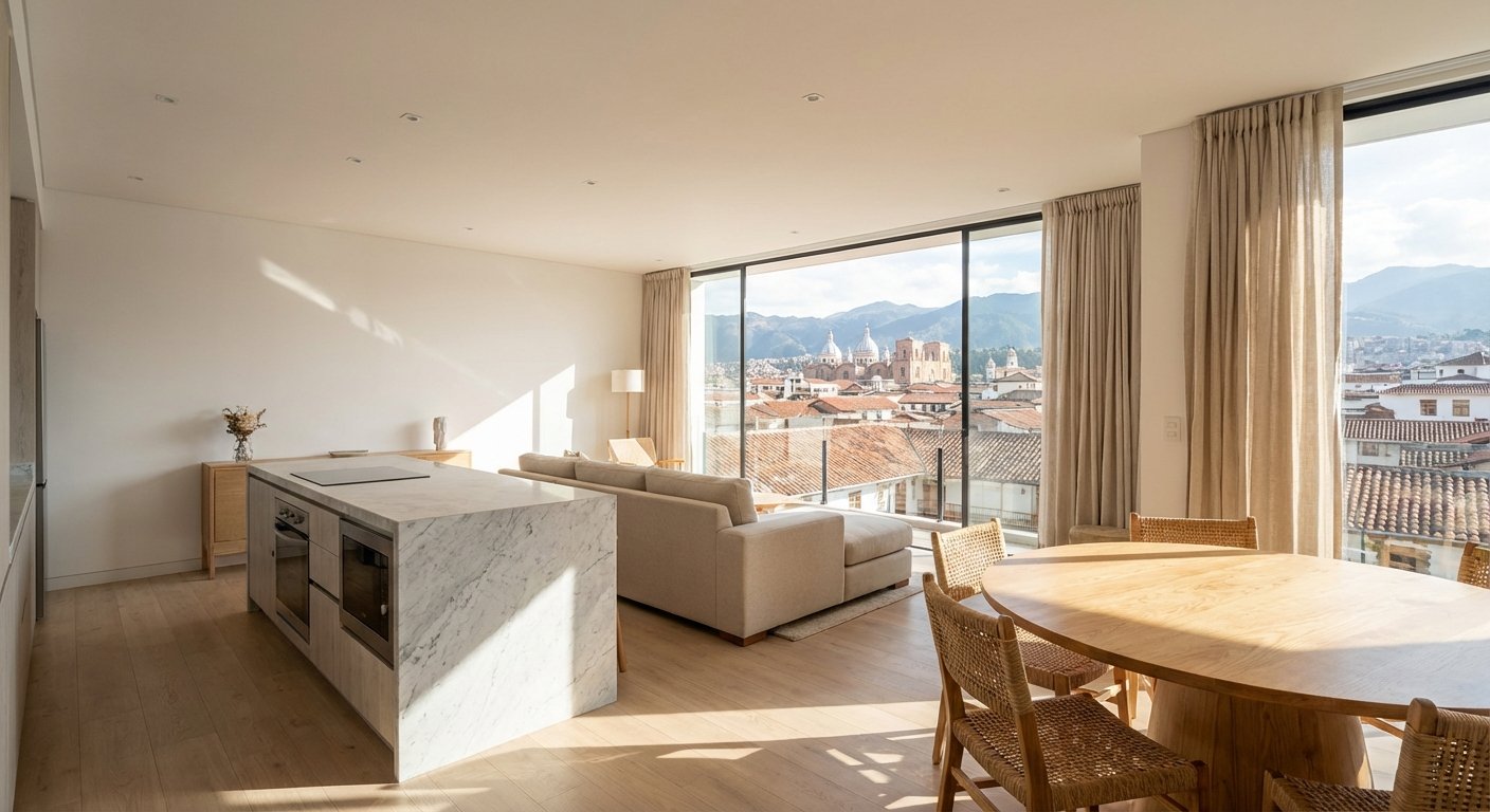 Interior moderno de apartamento en Cuenca - Imagen ilustrativa