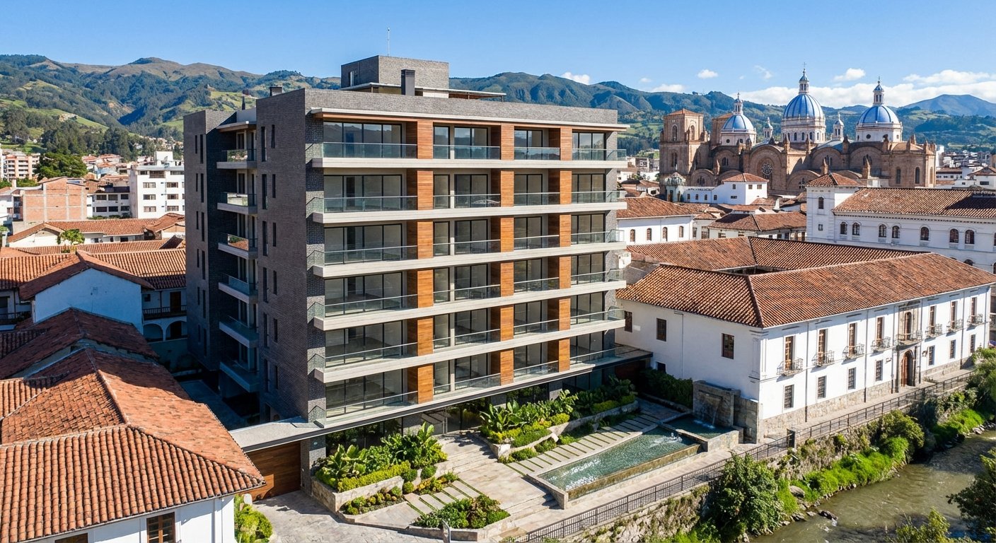 Edificio top proyectos inmobiliarios en Cuenca - Imagen ilustrativa