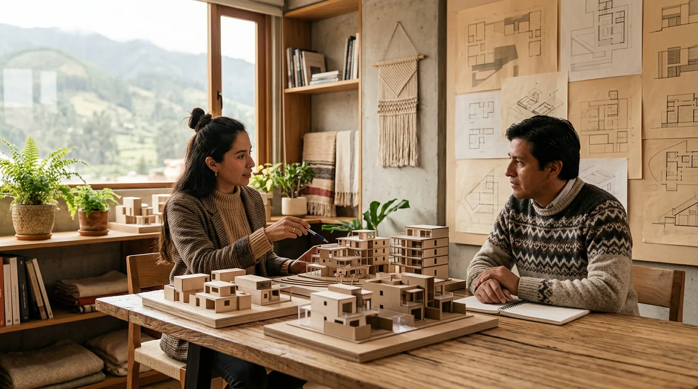 Compradores comparan opciones y costos de departamentos en Cuenca