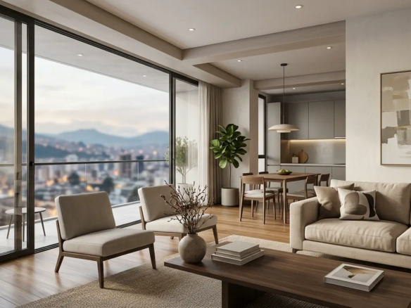 Apartamento moderno y luminoso con ambiente premium en Ecuador