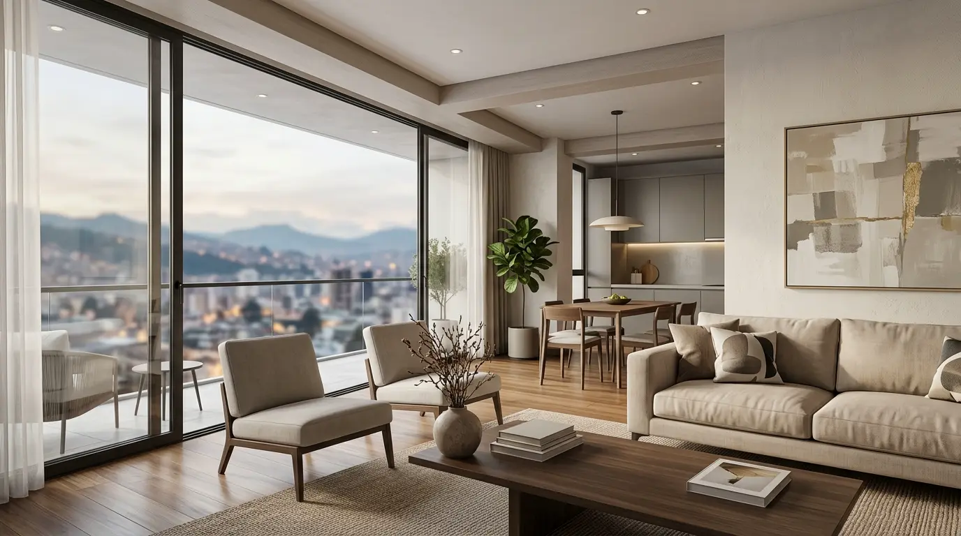 Apartamento moderno y luminoso con ambiente premium en Ecuador