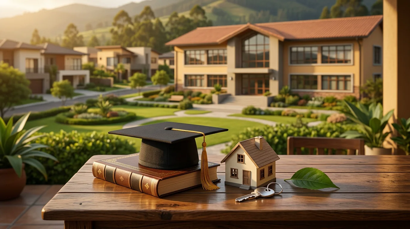Educación y vivienda como factores de inversión cerca de colegios en Ecuador