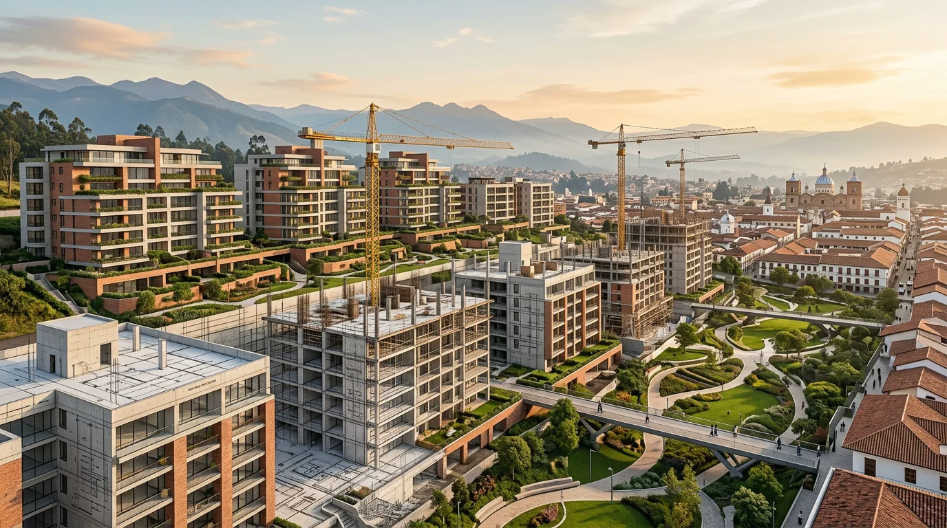 Visualización conceptual de nuevos proyectos inmobiliarios en Cuenca