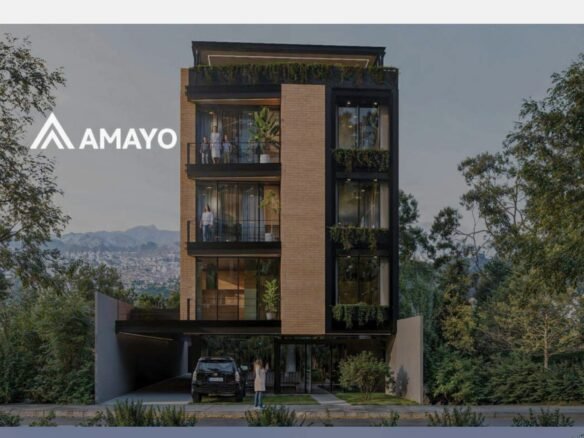 Fachada de AMAYO en la Av. Primero de Mayo, Cuenca