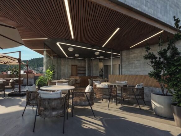 Terraza comunal de Torre del Río