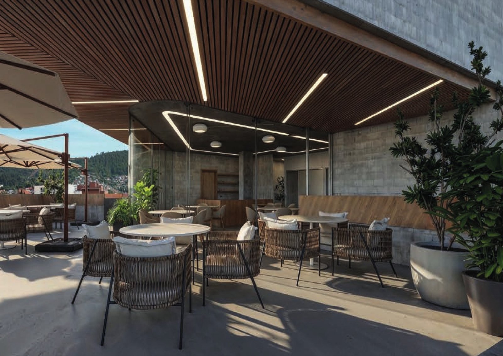 Terraza comunal de Torre del Río